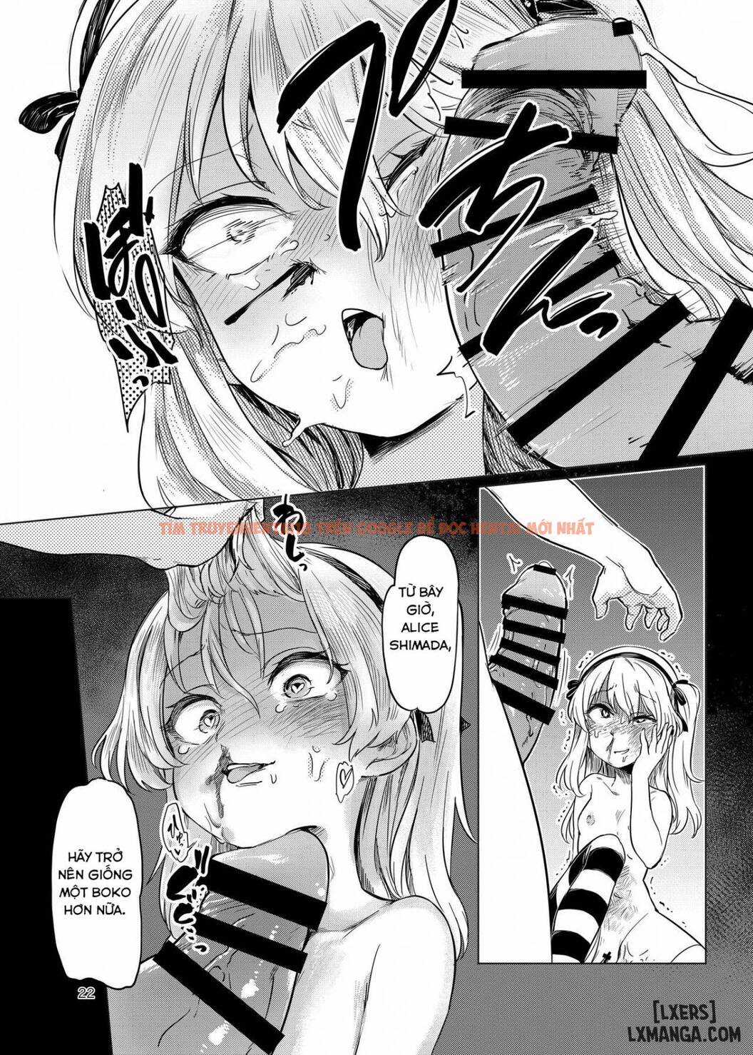 Trang truyện 20 trong truyện tranh Chinpo Yakuza Miporin Boko Maso Arisu-chan Hen - One Shot - hentai24h.pro