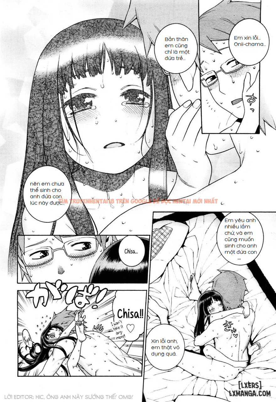 Xem ảnh 21 trong truyện hentai Chisa And Onii-Chama - One Shot - hentaitvn.net