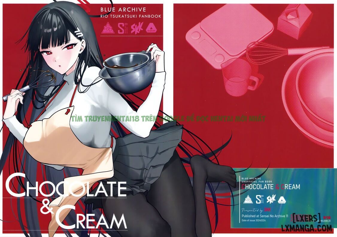 Xem ảnh 0 trong truyện hentai CHOCOLATE CREAM (Blue Archive) - One Shot - truyenhentai18.pro