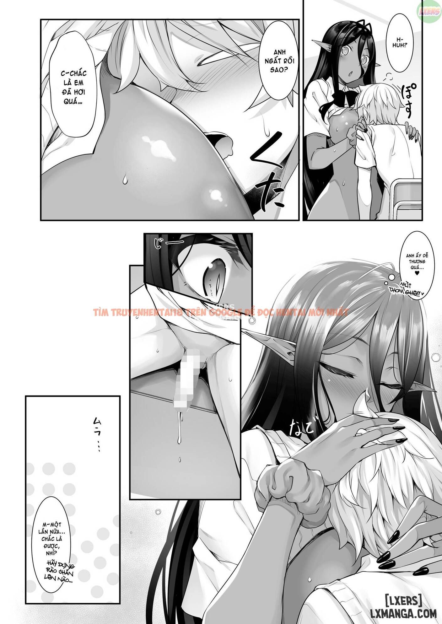 Xem ảnh 35 trong truyện hentai Chotto Dake Ai Ga Omoi Dark Elf Ga Isekai Kara Oikakete Kita - Chapter 2 - hentaitvn.net