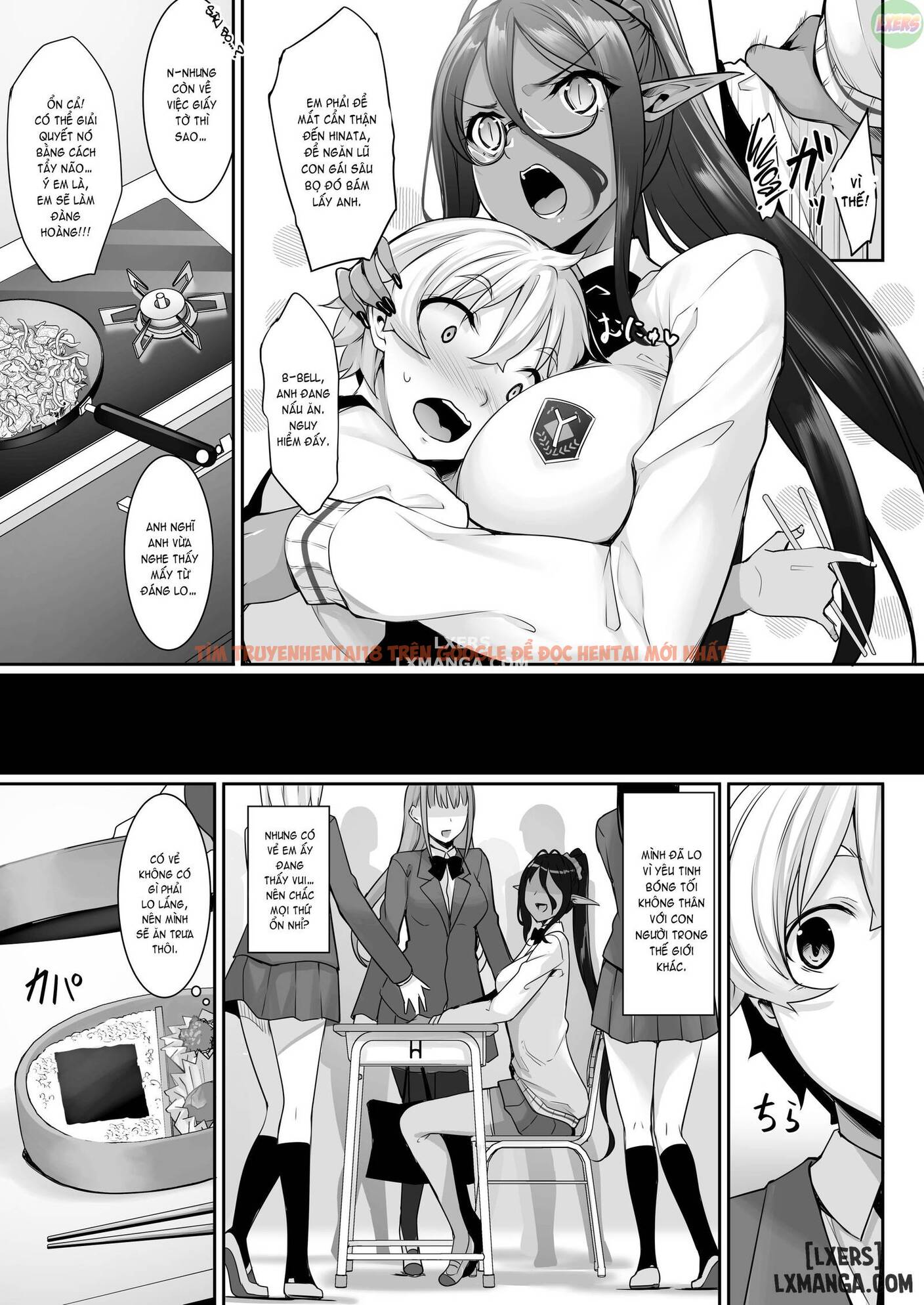 Xem ảnh 6 trong truyện hentai Chotto Dake Ai Ga Omoi Dark Elf Ga Isekai Kara Oikakete Kita - Chapter 2 - hentaitvn.net