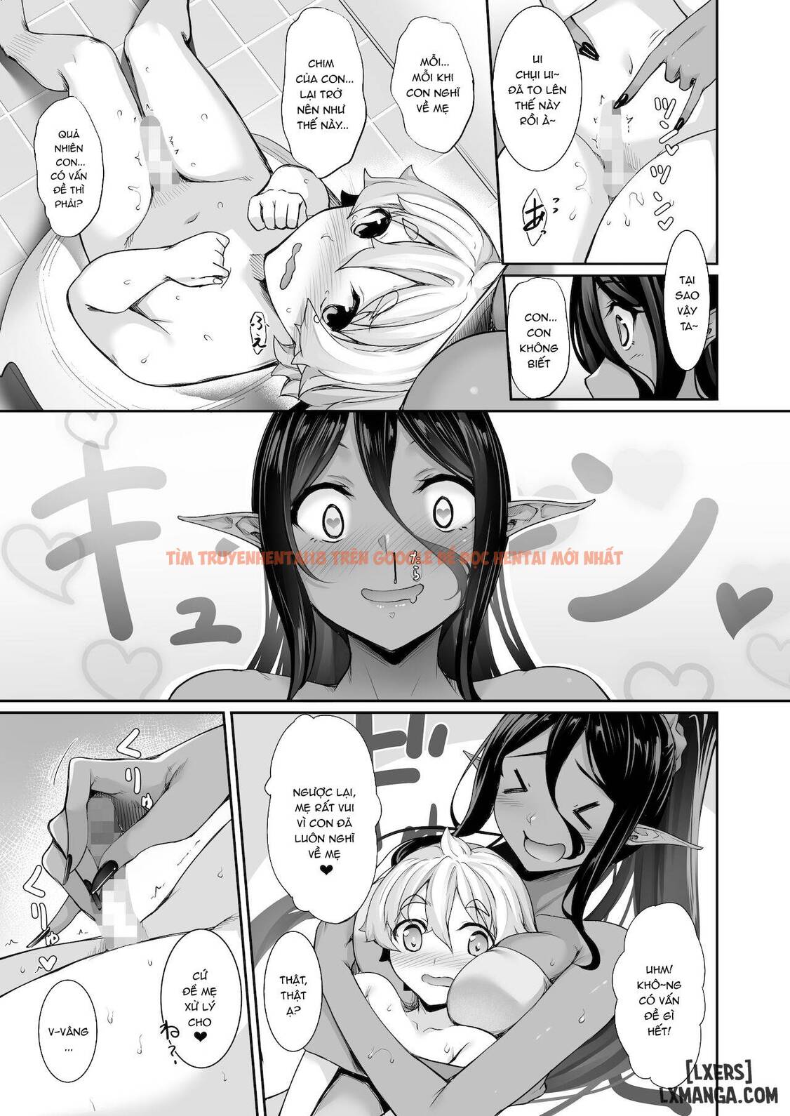 Xem ảnh 9 trong truyện hentai Chotto Dake Ai Ga Omoi Dark Elf Ga Isekai Kara Oikakete Kita - Chapter 3 END - hentaitvn.net