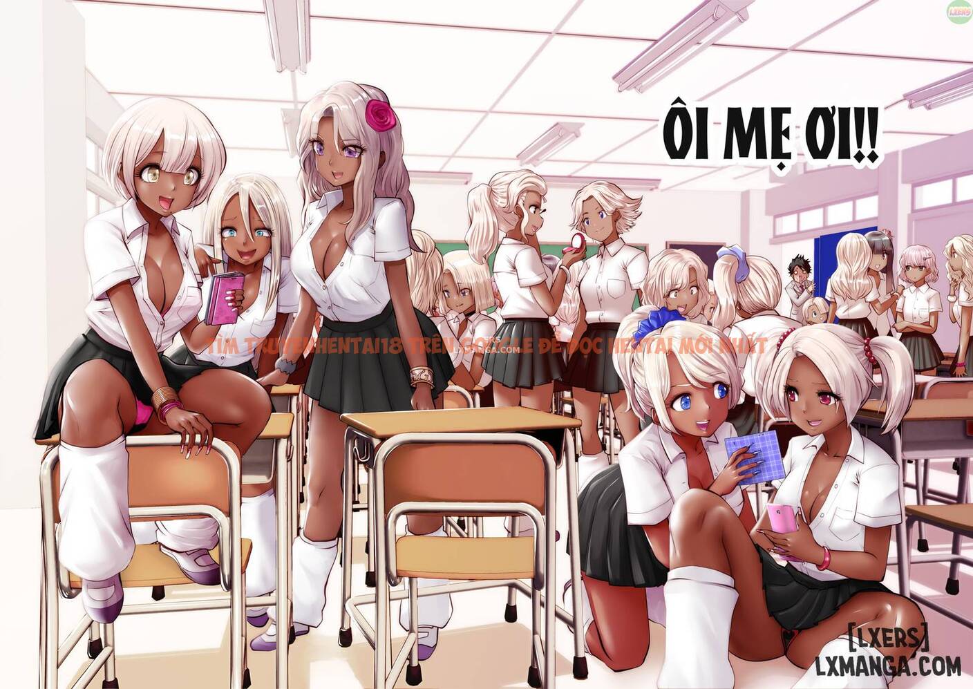 Xem ảnh 2 trong truyện hentai Chuyển Tới Học Viện Gyaru - Chapter 1 - hentaitvn.net