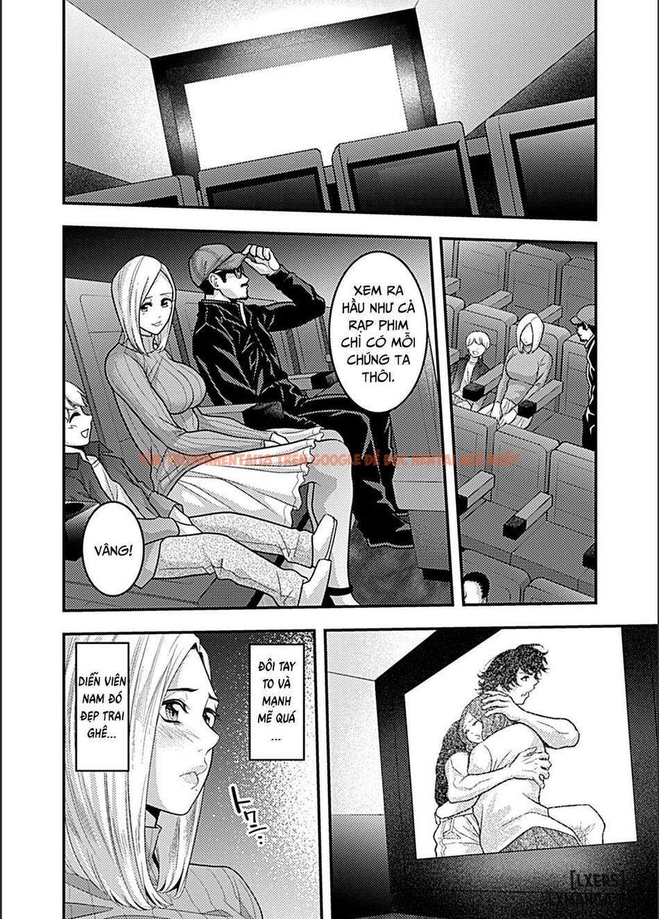 Trang truyện 2 trong truyện tranh Climaxing At The Movies - One Shot - hentai24h.pro