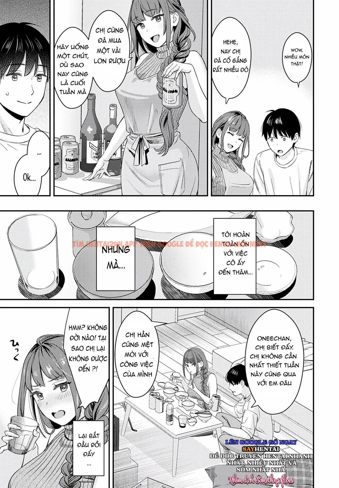 Xem ảnh Cô Chị Gái Đột Nhập_ Sự Xâm Lấn Của Ham Muốn - Chapter 1 - 3 - Truyenhentaiz.net