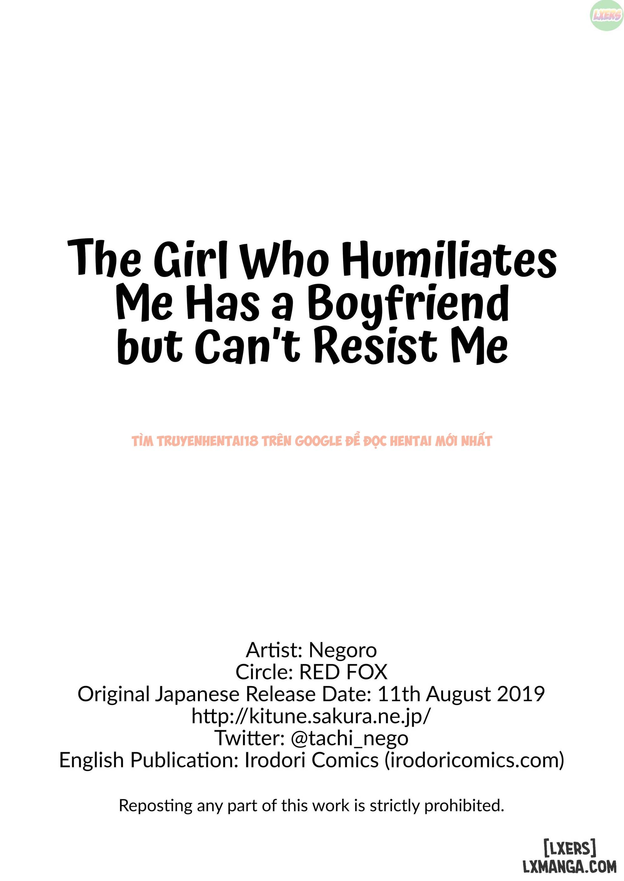 Xem ảnh 31 trong truyện hentai Con Nhỏ Làm Nhục Tôi Đã Có Bạn Trai Nhưng Không Thể Cưỡng Lại Tôi - One Shot - hentaitvn.net