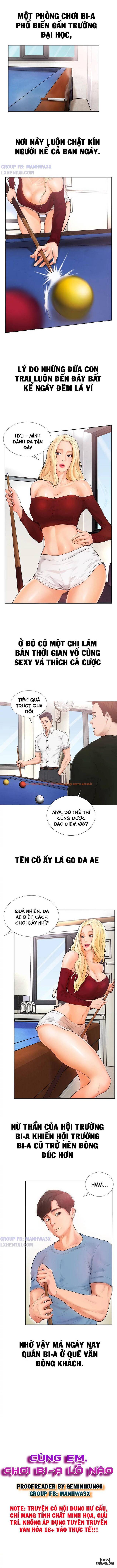 Trang truyện 1 trong truyện tranh Cùng Em, Chơi Bi-a Lỗ Nào - Chapter 1 - hentai24h.pro