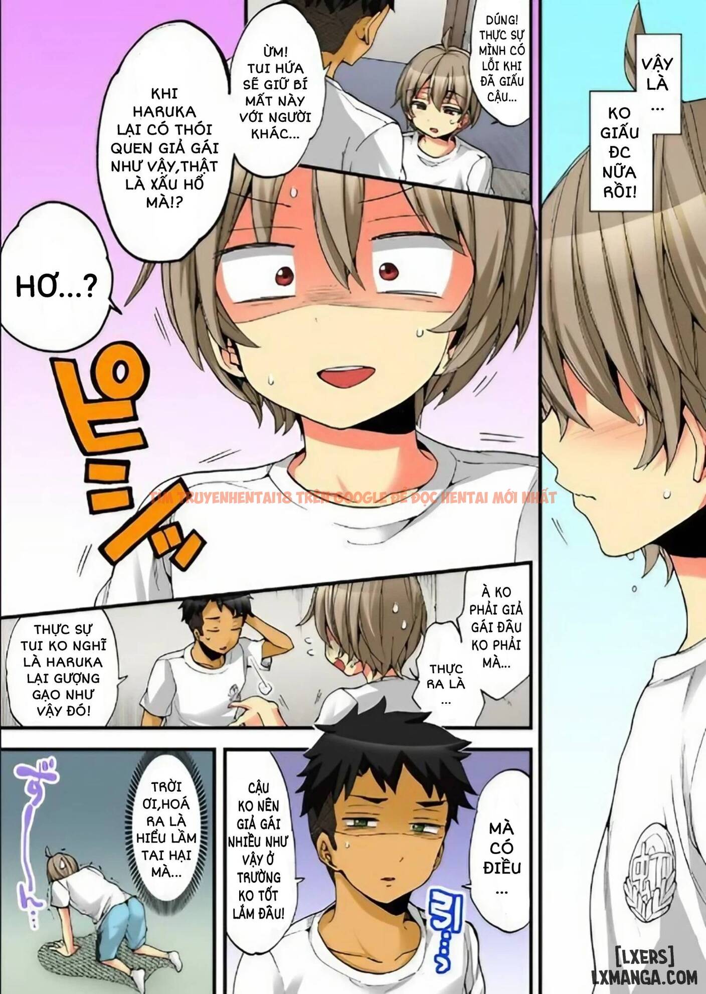 Trang truyện 4 trong truyện tranh Cuộc Sống Hoá Gái Của Haruka - Tập 22 - www.lxmanga.org