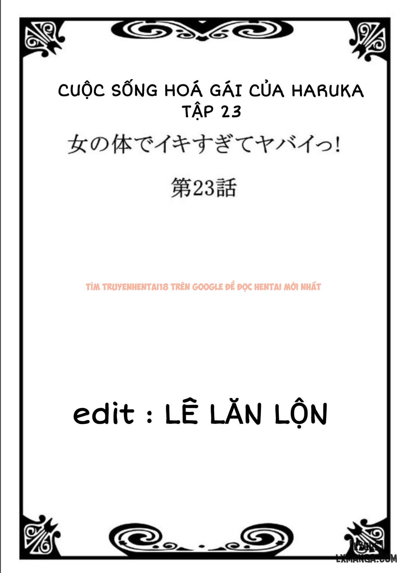 Xem ảnh 4 trong truyện hentai Cuộc Sống Hoá Gái Của Haruka - Tập 23 - hentaitvn.net