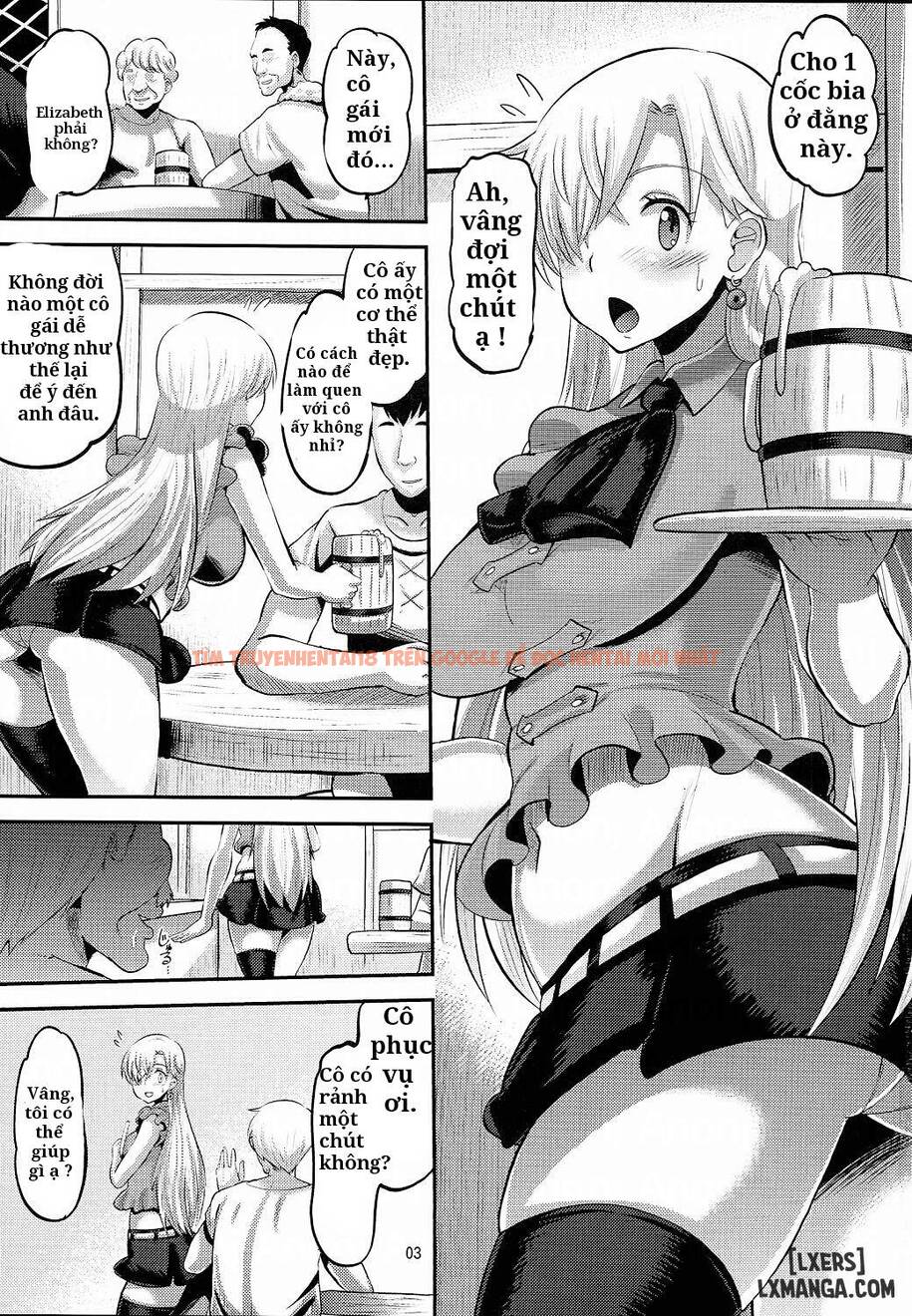 Trang truyện 1 trong truyện tranh Damasare Oujo Elizabeth - One Shot - lxmanga.org