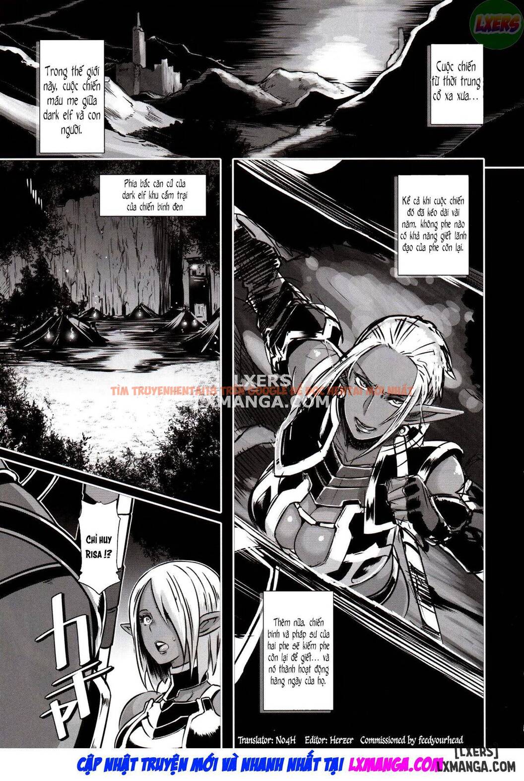 Trang truyện 6 trong truyện tranh Dark Elf Vs Alien - One Shot - lxmanga.org