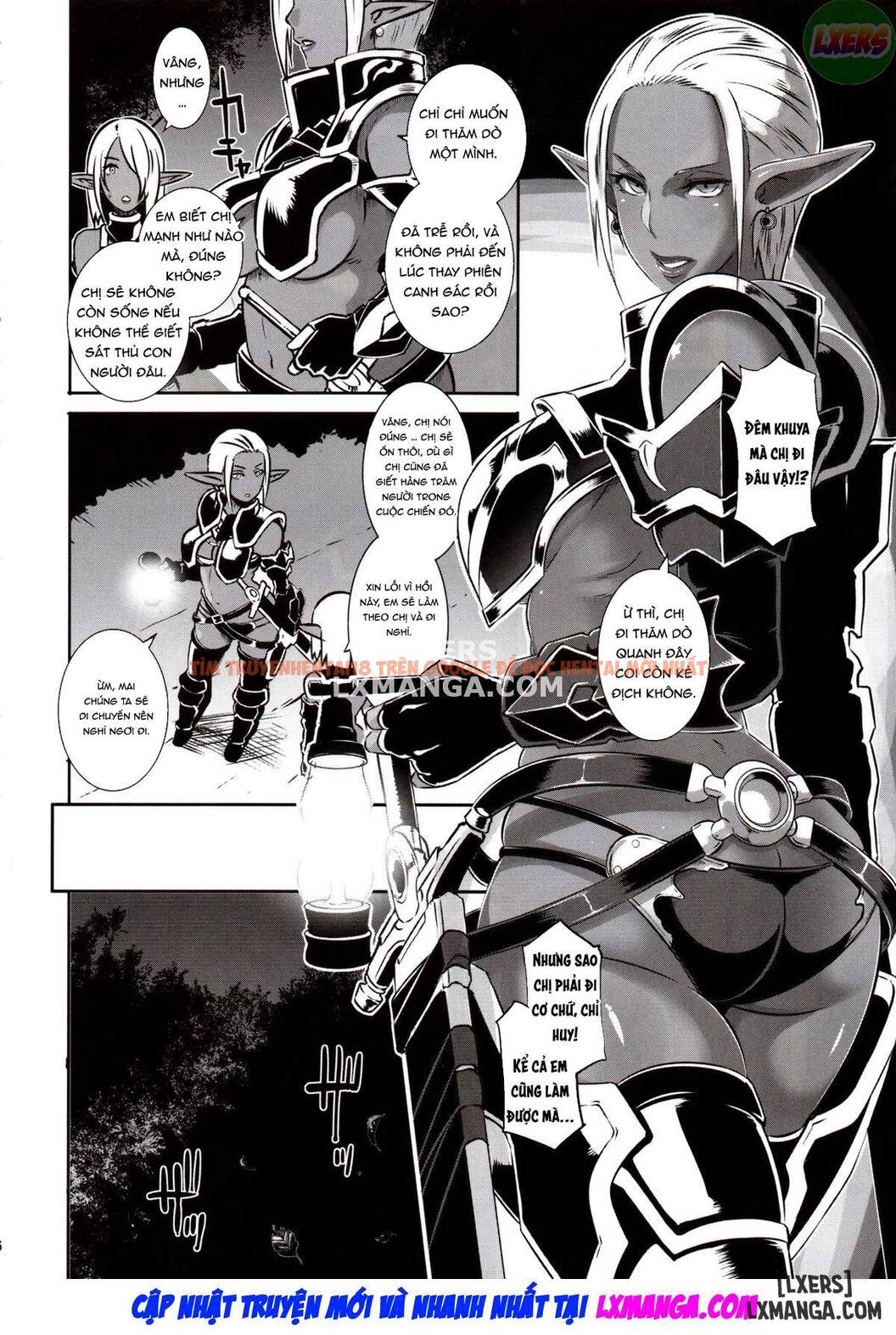 Trang truyện 7 trong truyện tranh Dark Elf Vs Alien - One Shot - lxmanga.org