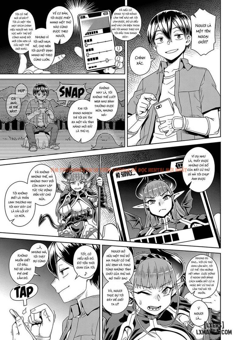 Xem ảnh 4 trong truyện hentai Defeating The Demon Lord (Last Boss) With A Lewd Smart Phone - One Shot - hentaitvn.net