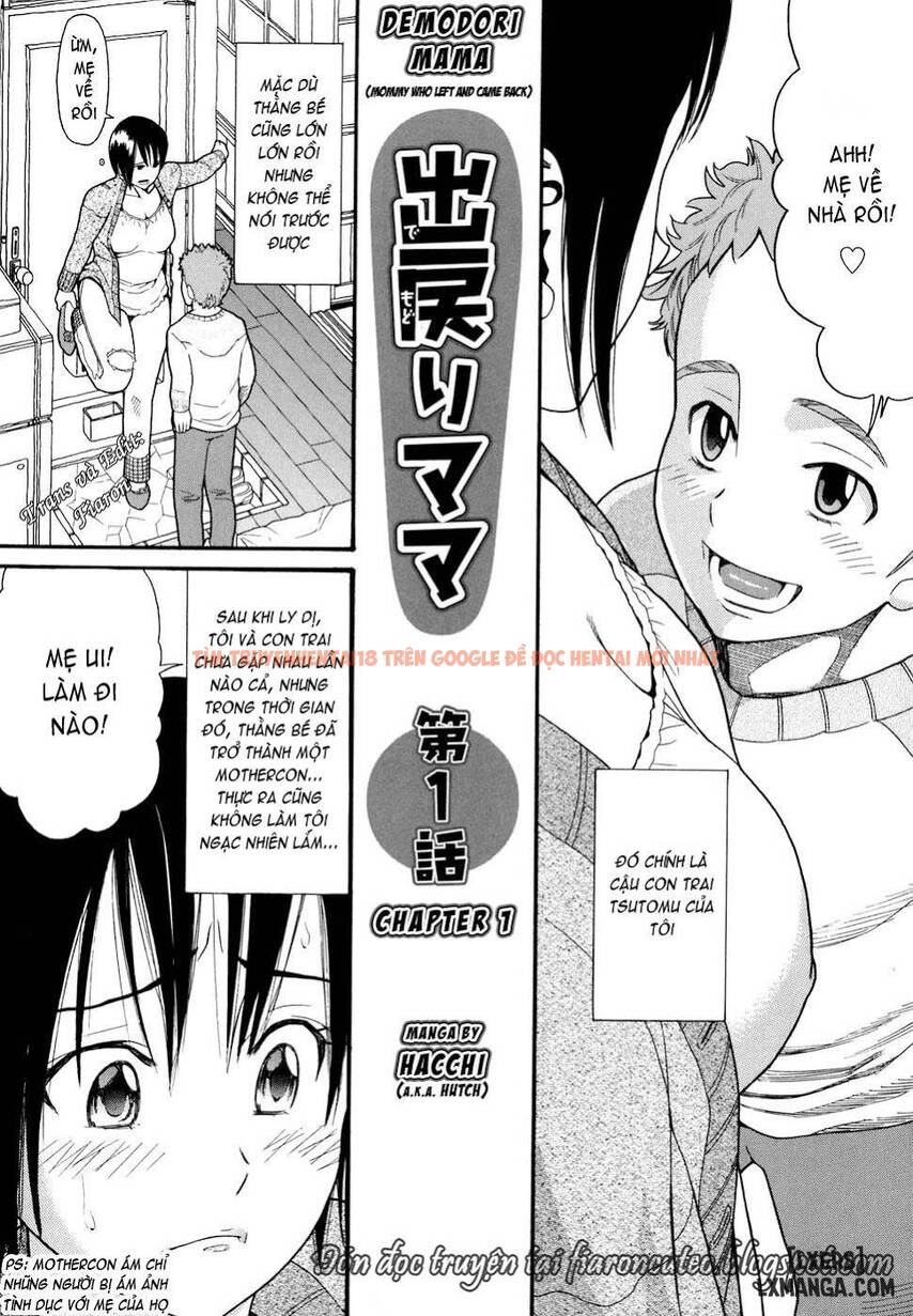 Trang truyện 1 trong truyện tranh Trở Về Nhà Với Mẹ - Chap 1 - lxmanga.org