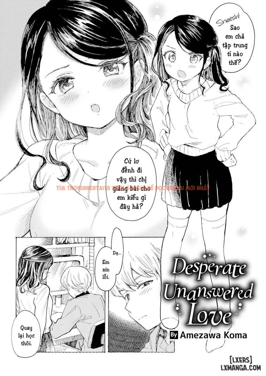 Xem ảnh 1 trong truyện hentai Desperate Unanswered Love - One Shot - hentaitvn.net