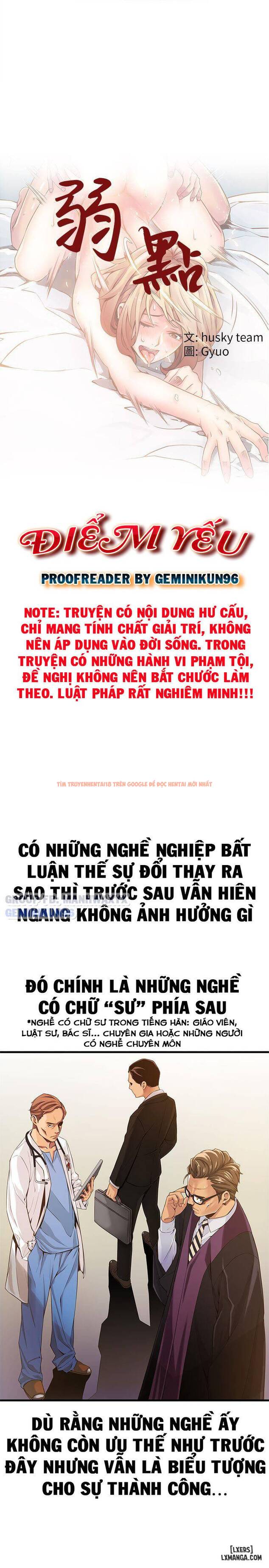 Xem ảnh 3 trong truyện hentai Điểm Yếu - Chapter 1 - hentaitvn.net