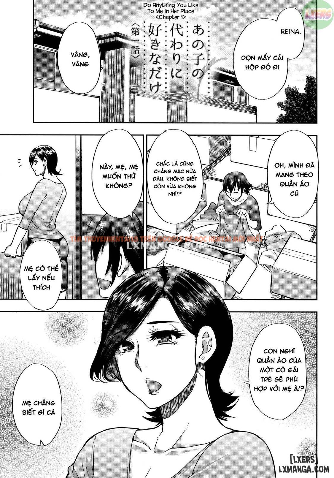 Trang truyện 6 trong truyện tranh Do Anything You Like To Me In Her Place - Chapter 1 - hentai24h.pro