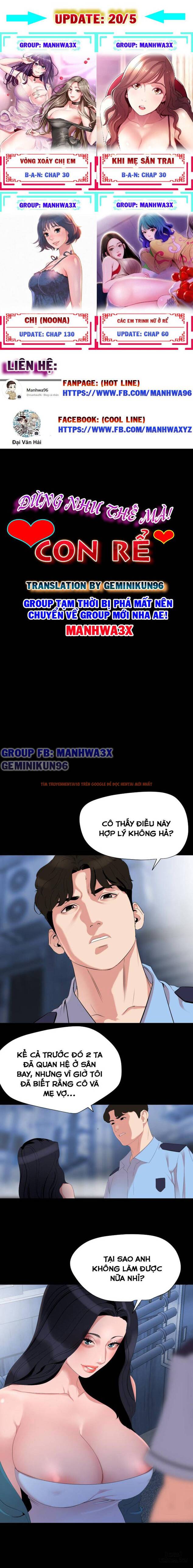 Trang truyện 5 trong truyện tranh Đừng Như Thế Mà! Con Rể! - Chapter 38 - hentai24h.pro