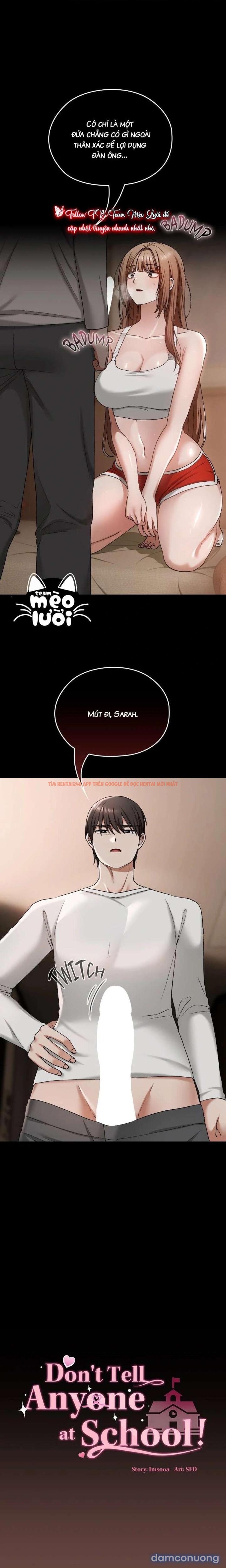 Xem ảnh Đừng Nói Với Ai Ở Trường! - Chapter 3 - 1 - Truyenhentaiz.net