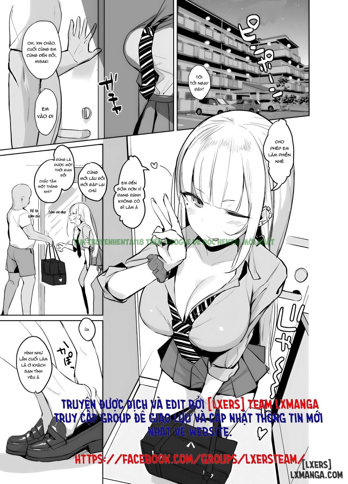 Xem ảnh Ecchi Na Gal JK Ga Kyokon Zetsurin Oji-san To Pakoru Yatsu - Chap 1 - 1 - HentaiTruyenVN.net