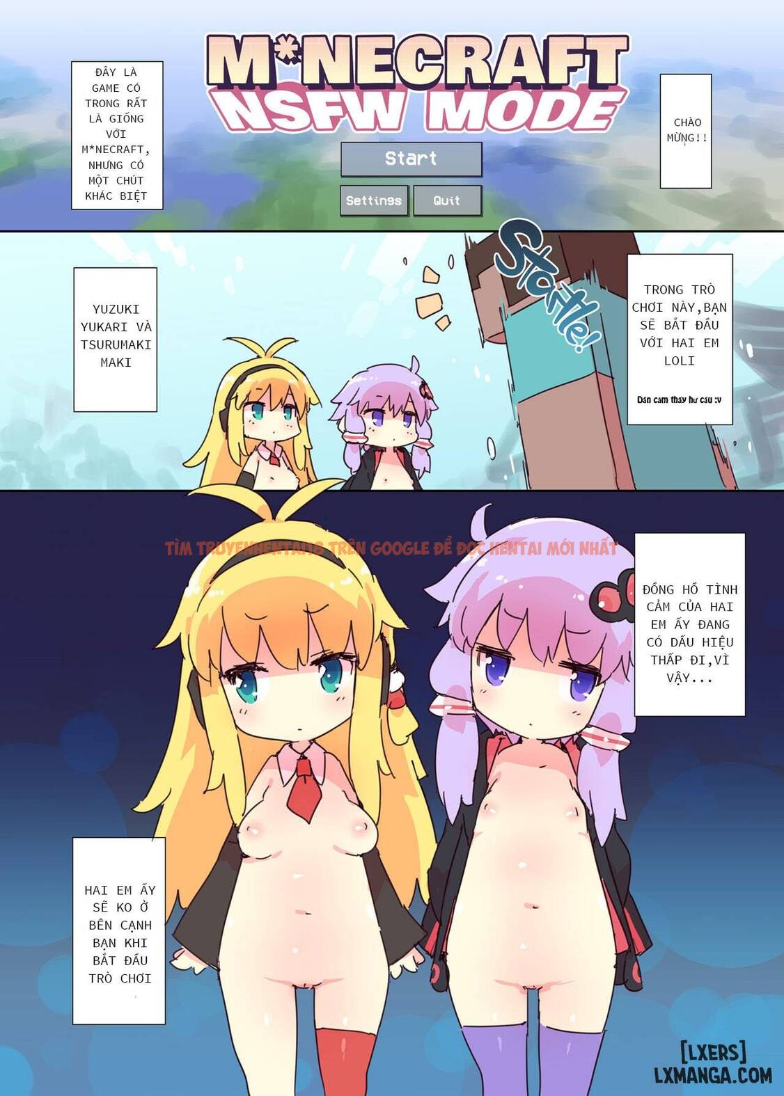 Trang truyện 1 trong truyện tranh Ecchi Na Minecraft Goannai Bon - One Shot - hentai24h.pro