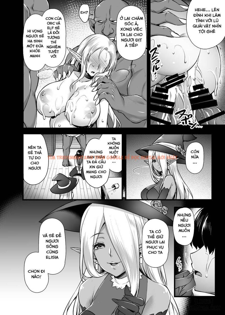 Xem ảnh 23 trong truyện hentai Elf No Okaa-san ~Giri No Musuko No Me No Mae De Orc Ni Okasarete - One Shot - hentaitvn.net