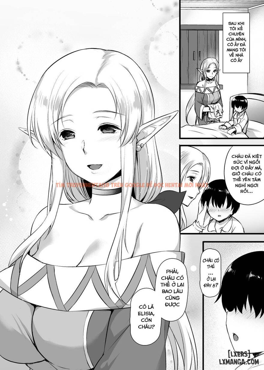 Xem ảnh 3 trong truyện hentai Elf No Okaa-san ~Giri No Musuko No Me No Mae De Orc Ni Okasarete - One Shot - hentaitvn.net