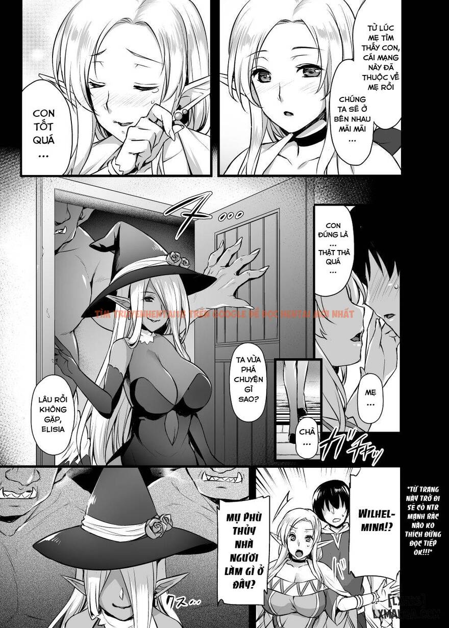 Xem ảnh 6 trong truyện hentai Elf No Okaa-san ~Giri No Musuko No Me No Mae De Orc Ni Okasarete - One Shot - hentaitvn.net