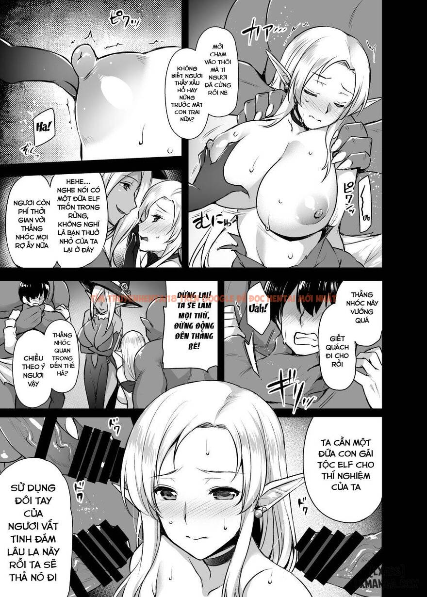 Xem ảnh 8 trong truyện hentai Elf No Okaa-san ~Giri No Musuko No Me No Mae De Orc Ni Okasarete - One Shot - hentaitvn.net