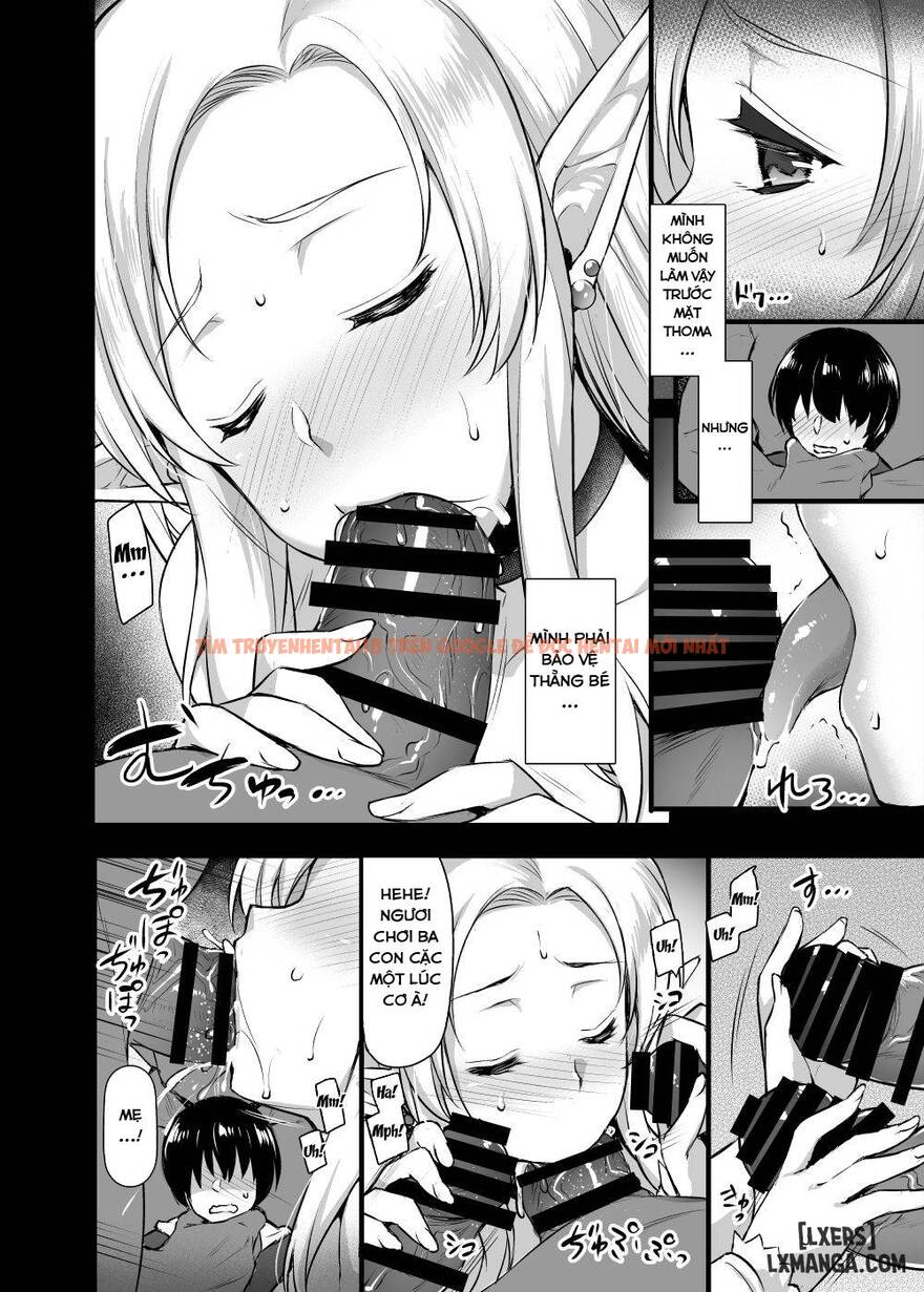 Xem ảnh 9 trong truyện hentai Elf No Okaa-san ~Giri No Musuko No Me No Mae De Orc Ni Okasarete - One Shot - hentaitvn.net