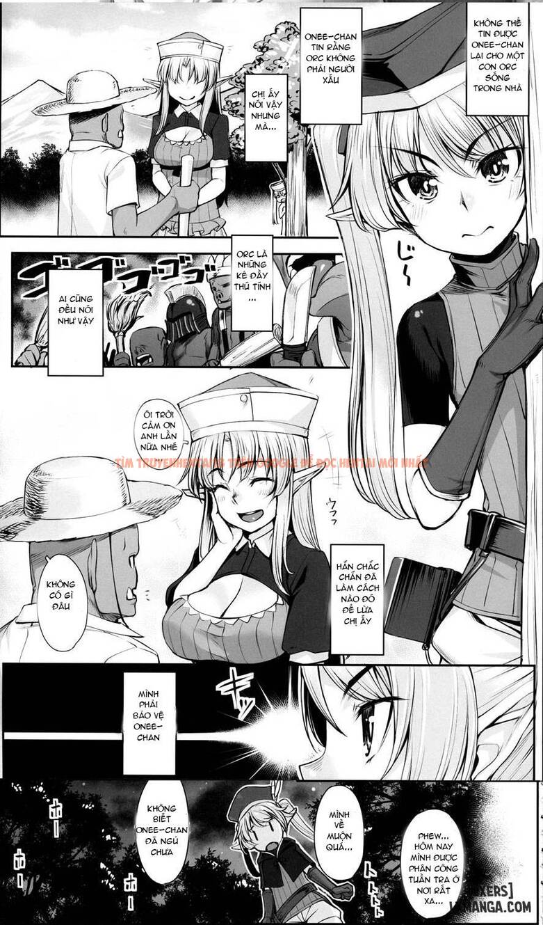 Trang truyện 1 68d38d7548567 trong truyện tranh Elf Sisters And The Orc - One Shot - lxmanga.org