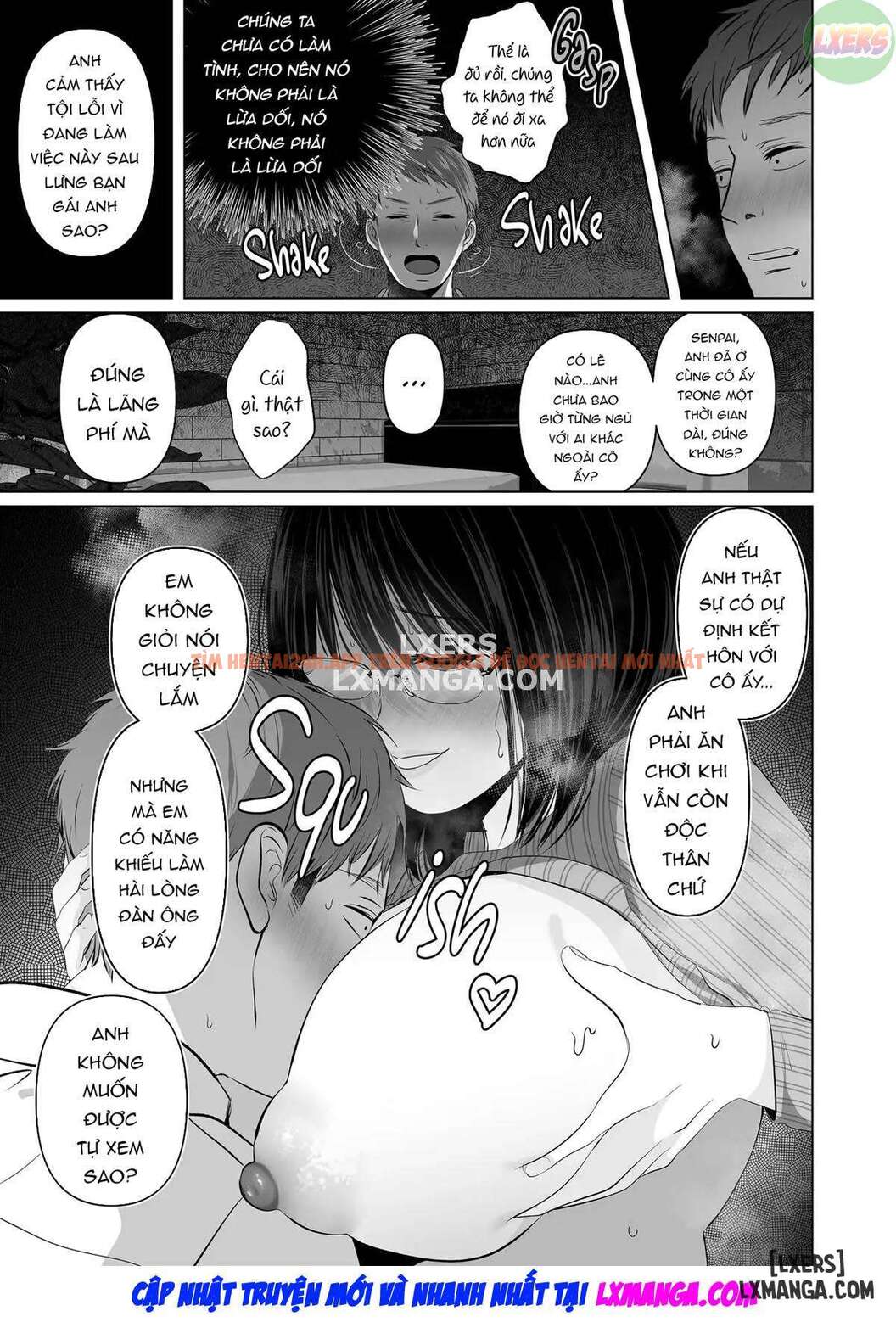 Trang truyện 18 trong truyện tranh Em Hứa Là Sẽ Giữ Bí Mật – Ngoại Tình Với Một Đàn Em Xấu Tính - One Shot - www.lxmanga.org Trang truyện 18 trong truyện tranh Em Hứa Là Sẽ Giữ Bí Mật – Ngoại Tình Với Một Đàn Em Xấu Tính - One Shot - www.lxmanga.org