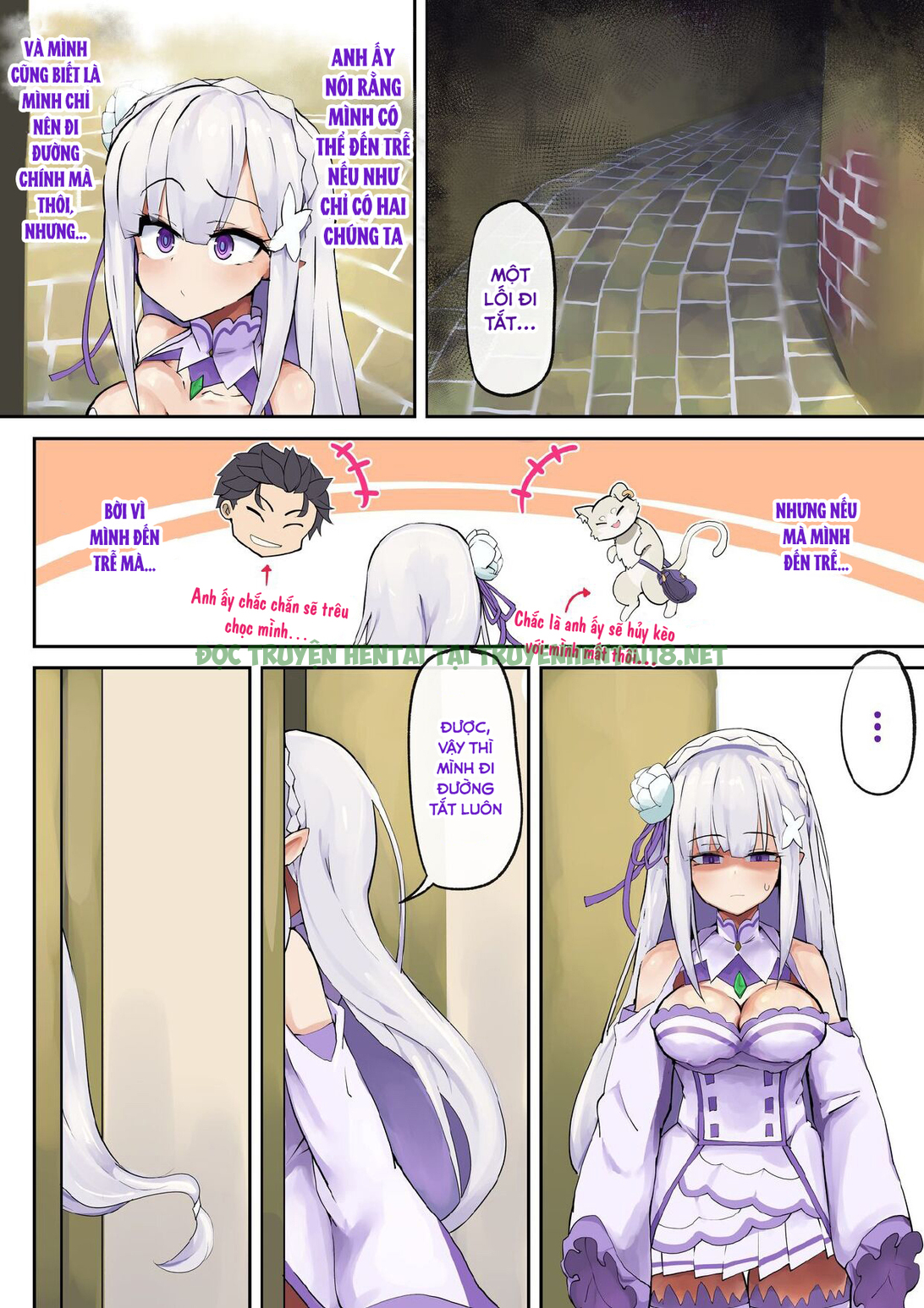 Hình ảnh 2 trong Emilia Learns To Master The Art Of Having Sex - One Shot - Hentaimanhwa.net