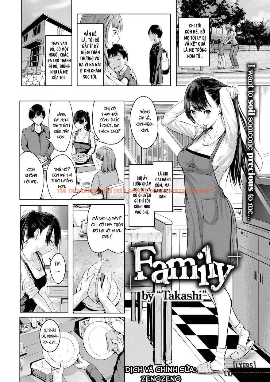 Trang truyện 1 trong truyện tranh Chị Tôi Bị Cưỡng Hiếp Trước Mặt Tôi - One Shot - lxmanga.org