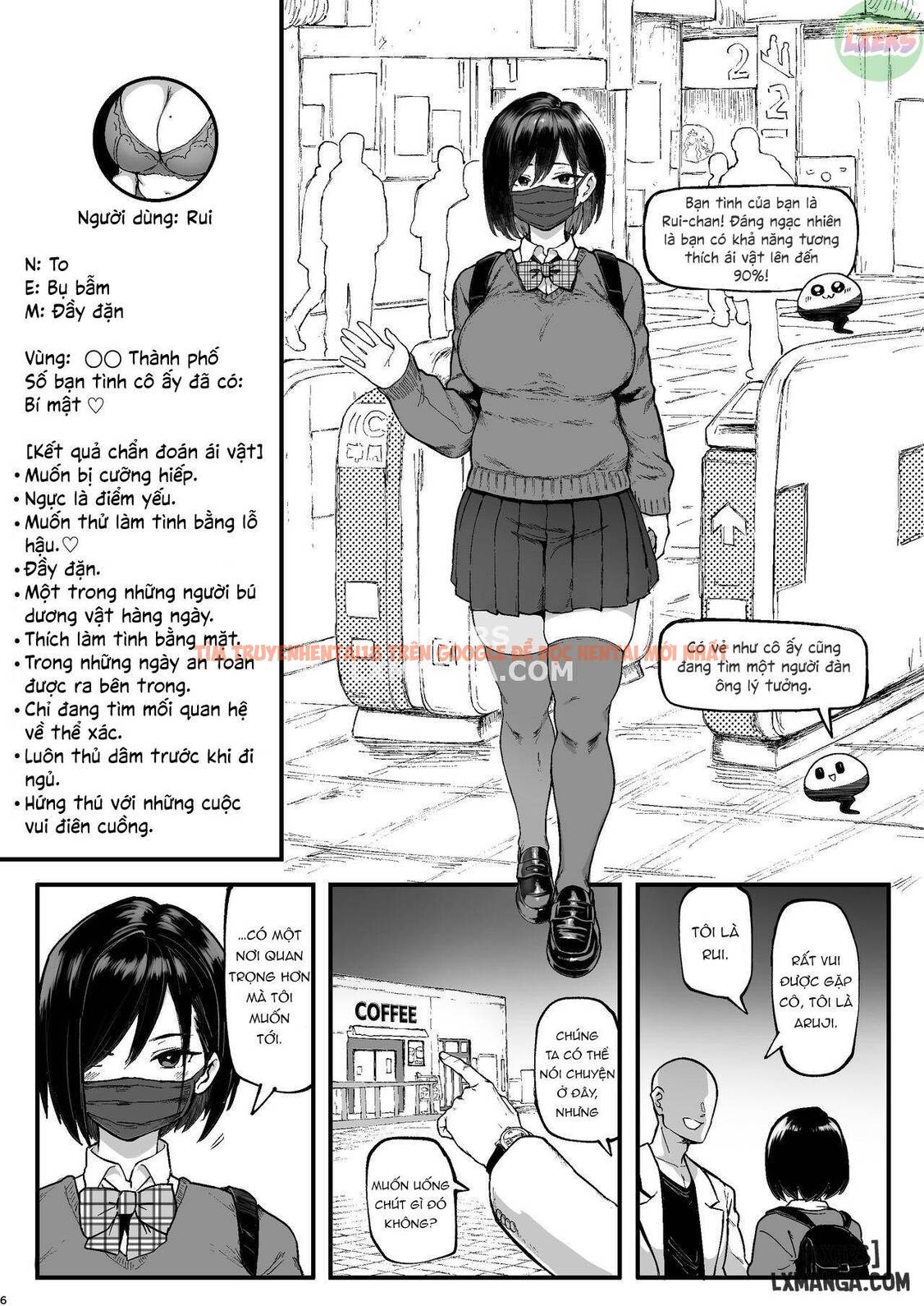 Trang truyện 6 trong truyện tranh Chịch Gái Trên Ứng Dụng Hẹn Hò - One shot - lxmanga.org