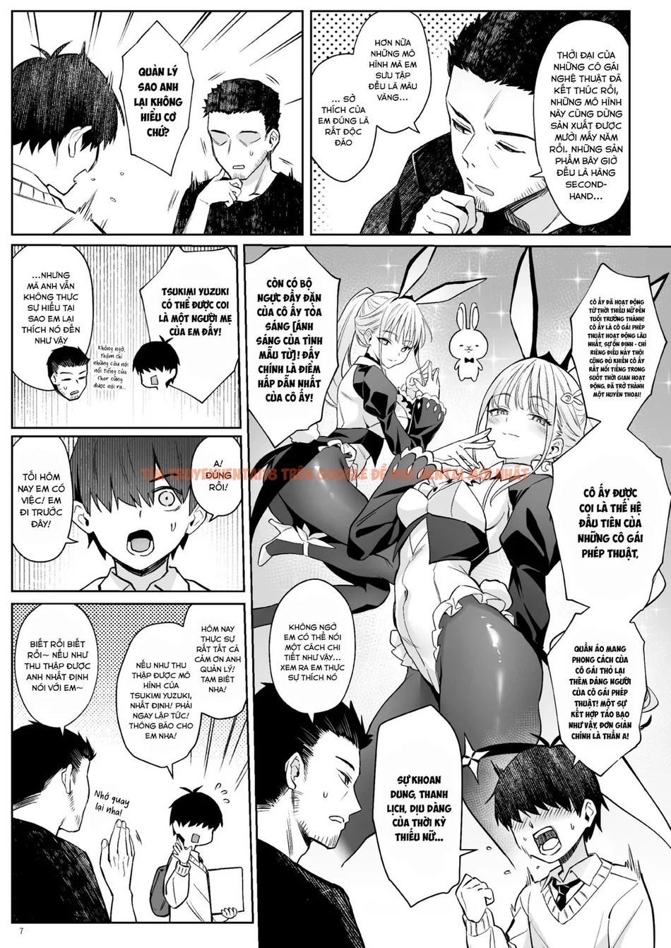 Trang truyện page_006 trong truyện tranh Former Magical Girl’s Family Story: Tsuki - Chapter 1 - truyenhentai18.net