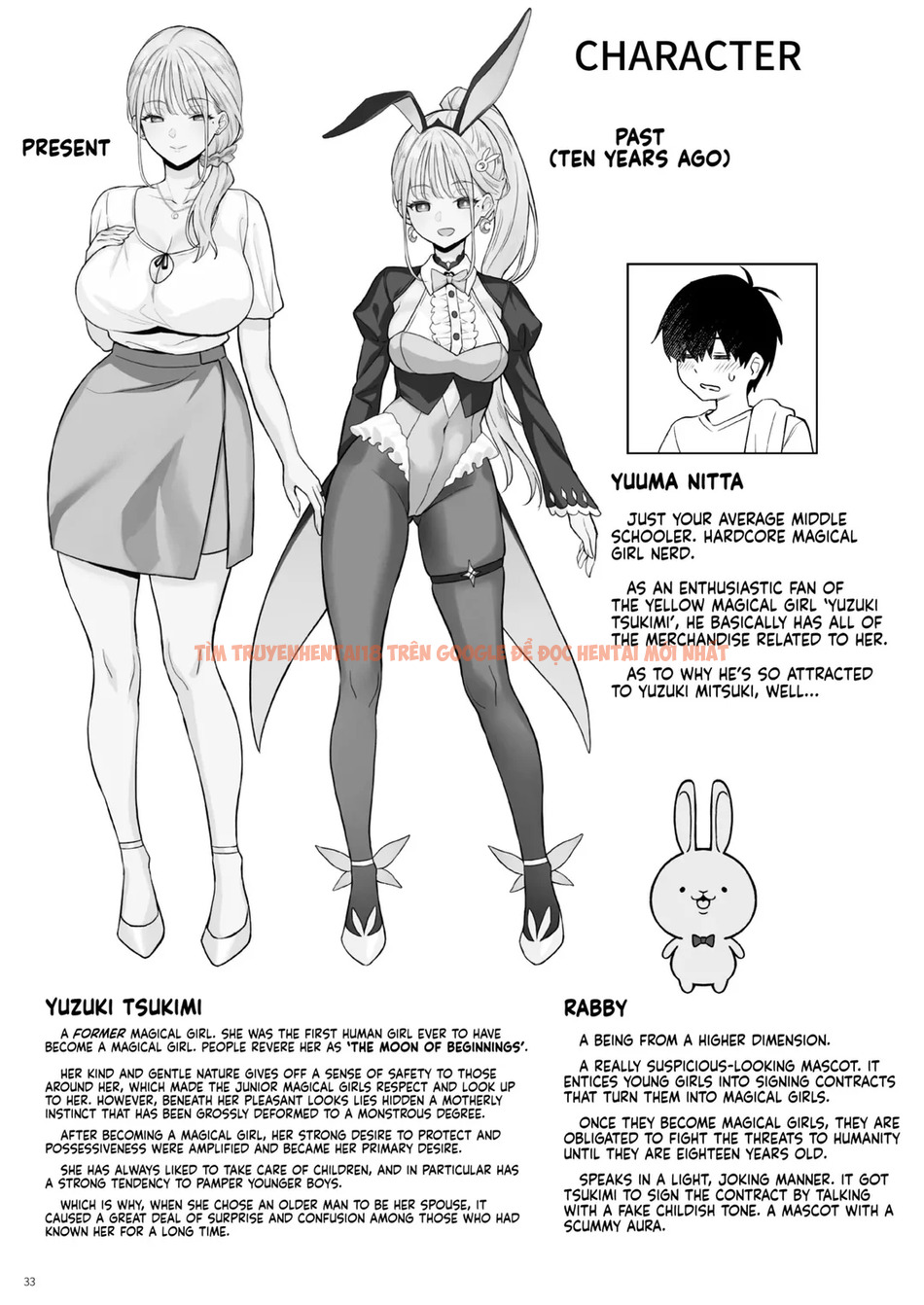 Trang truyện page_032 trong truyện tranh Former Magical Girl’s Family Story: Tsuki - Chapter 1 - truyenhentai18.net