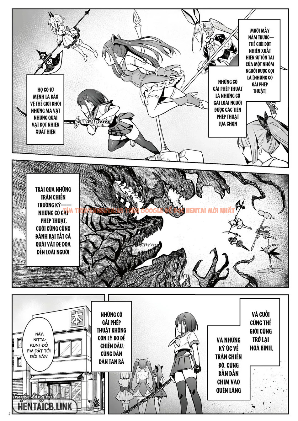 Trang truyện page_004 trong truyện tranh Former Magical Girl’s Family Story: Tsuki - One Shot - truyenhentai18.net
