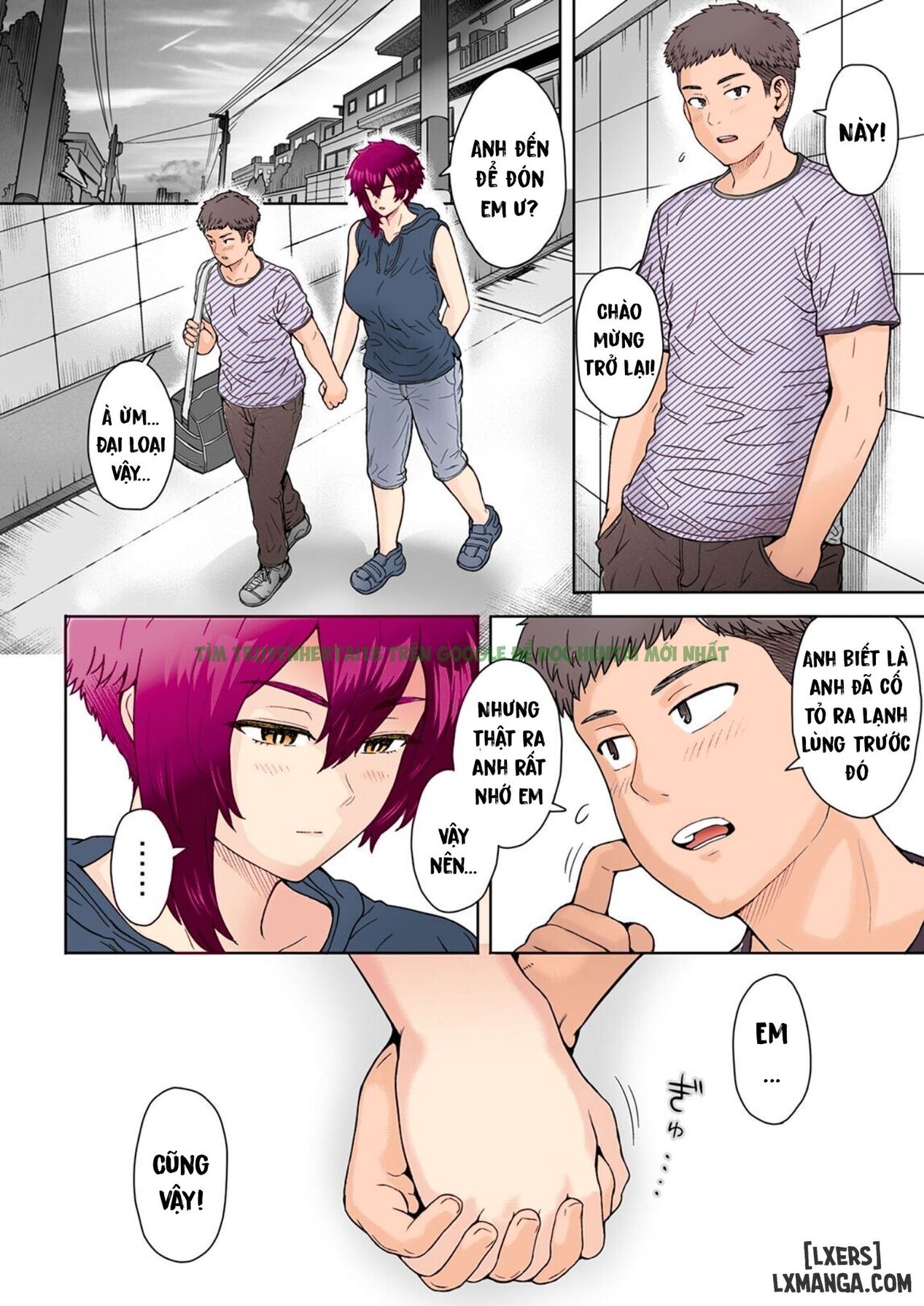 Xem ảnh Fuaiso De Senotakai Kanojo Ga Ore No Shiranai Ma Ni… - My Unfriendly Tall Girlfriend Became Like That Behind My Back - Chap 1 - 31 - HentaiTruyen.net