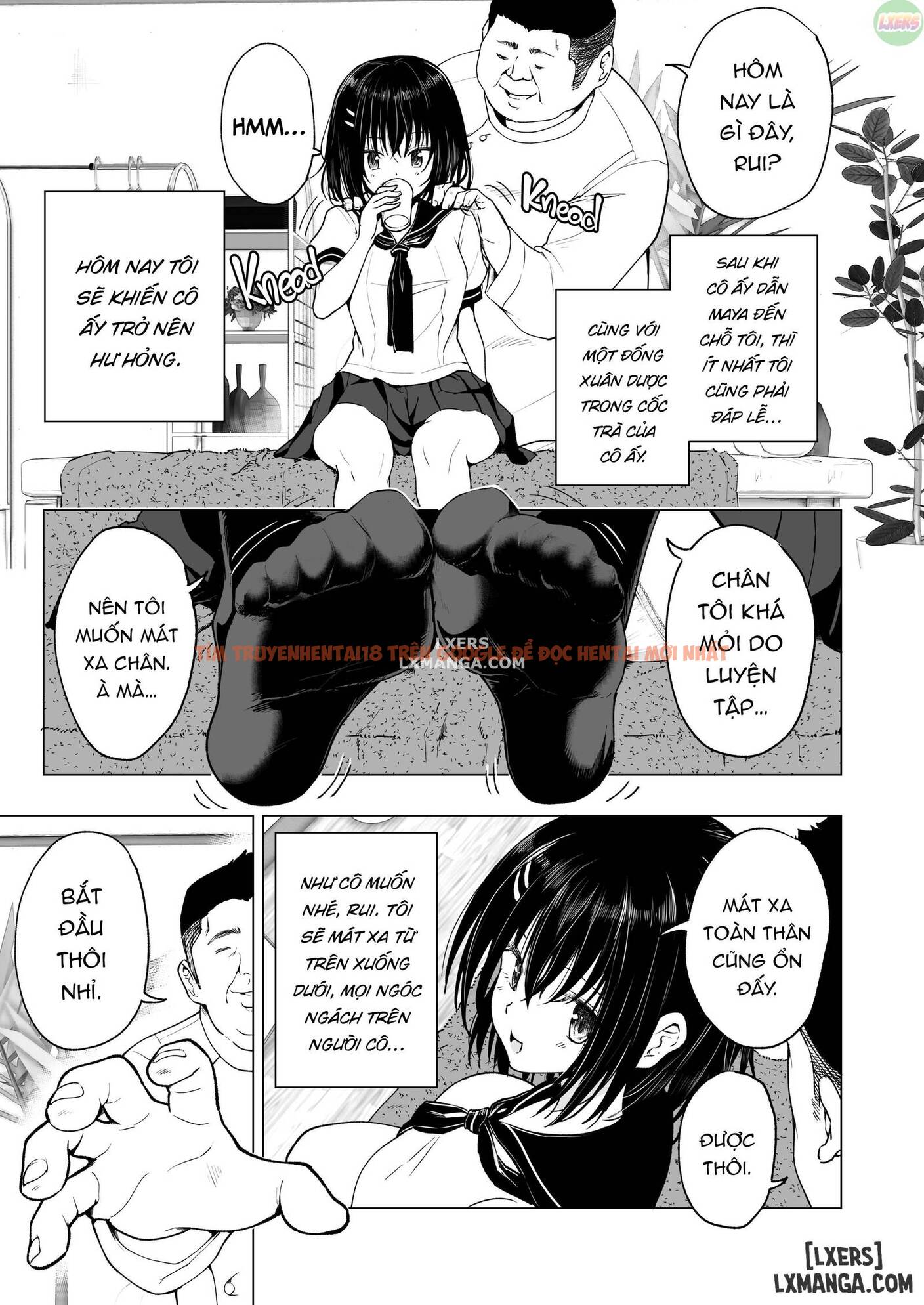 Trang truyện 12 trong truyện tranh Gái Bóng Truyền Nứng Vì Được Mát Xa - Chap 2 - lxmanga.org