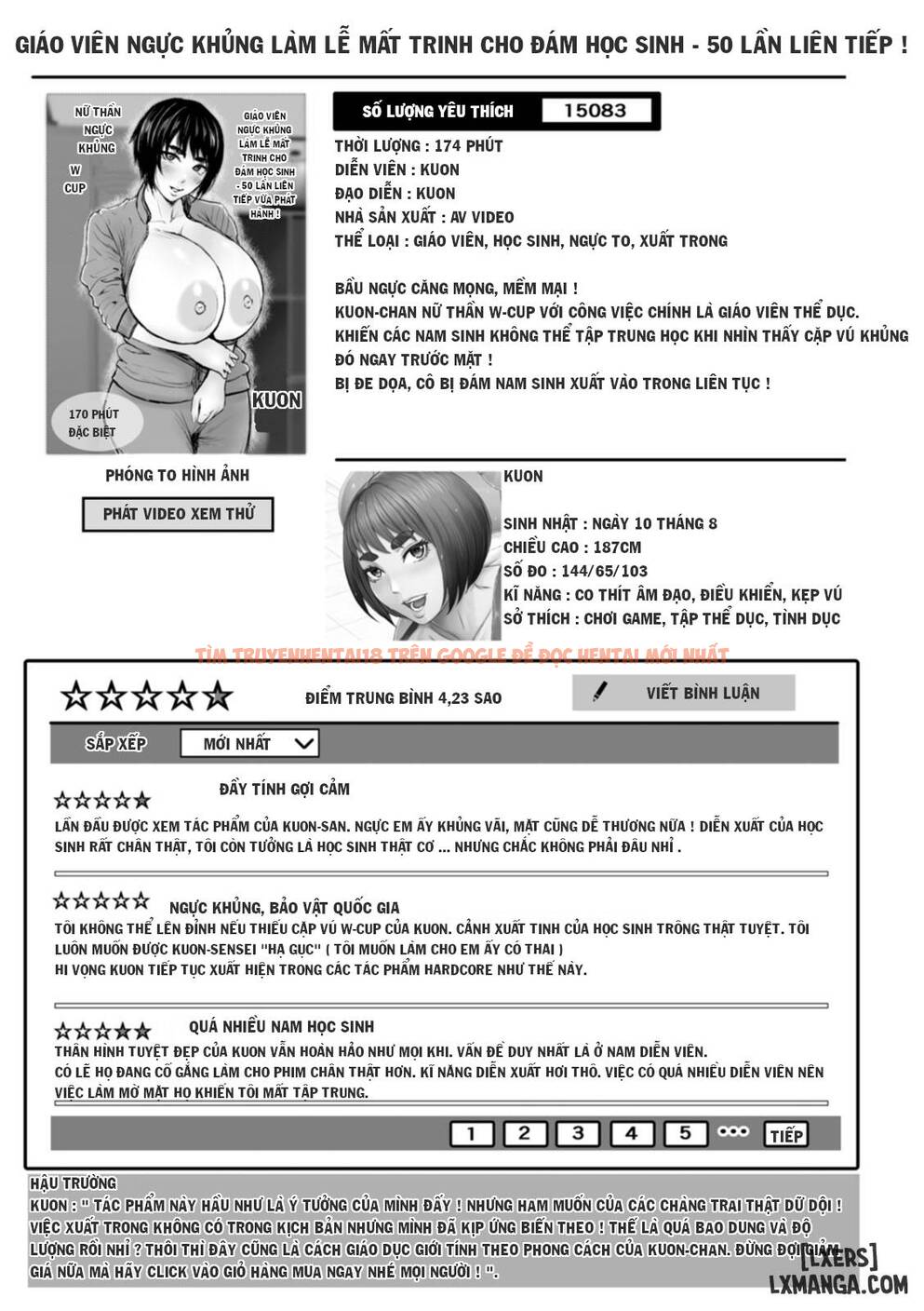 Trang truyện 30 689ac430a04c3 trong truyện tranh Gia Đình Av - Chap 1 - lxmanga.org
