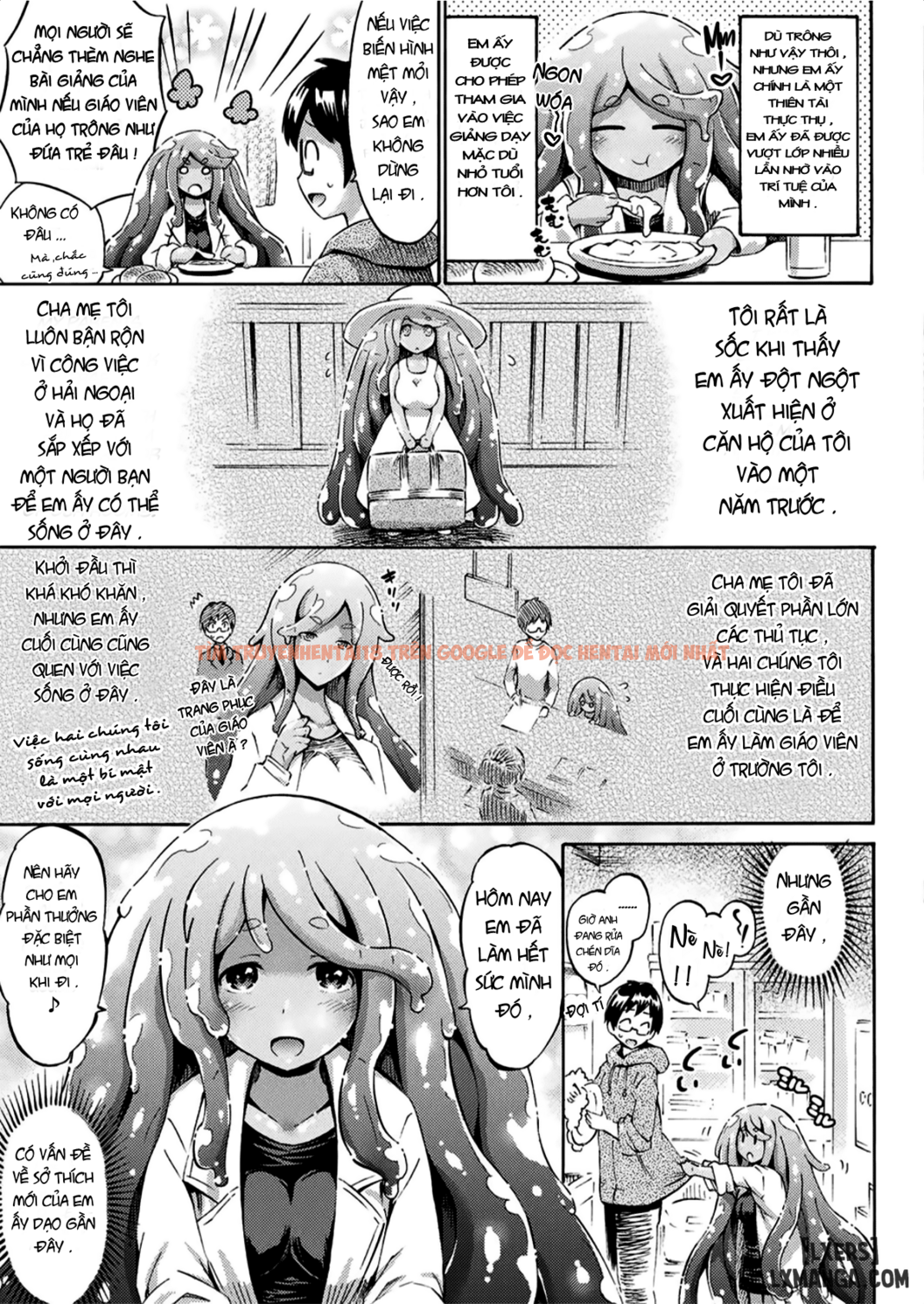 Xem ảnh Gimai Sensei Slime Momo-chan - One Shot - 2 - HentaiTruyen.fun
