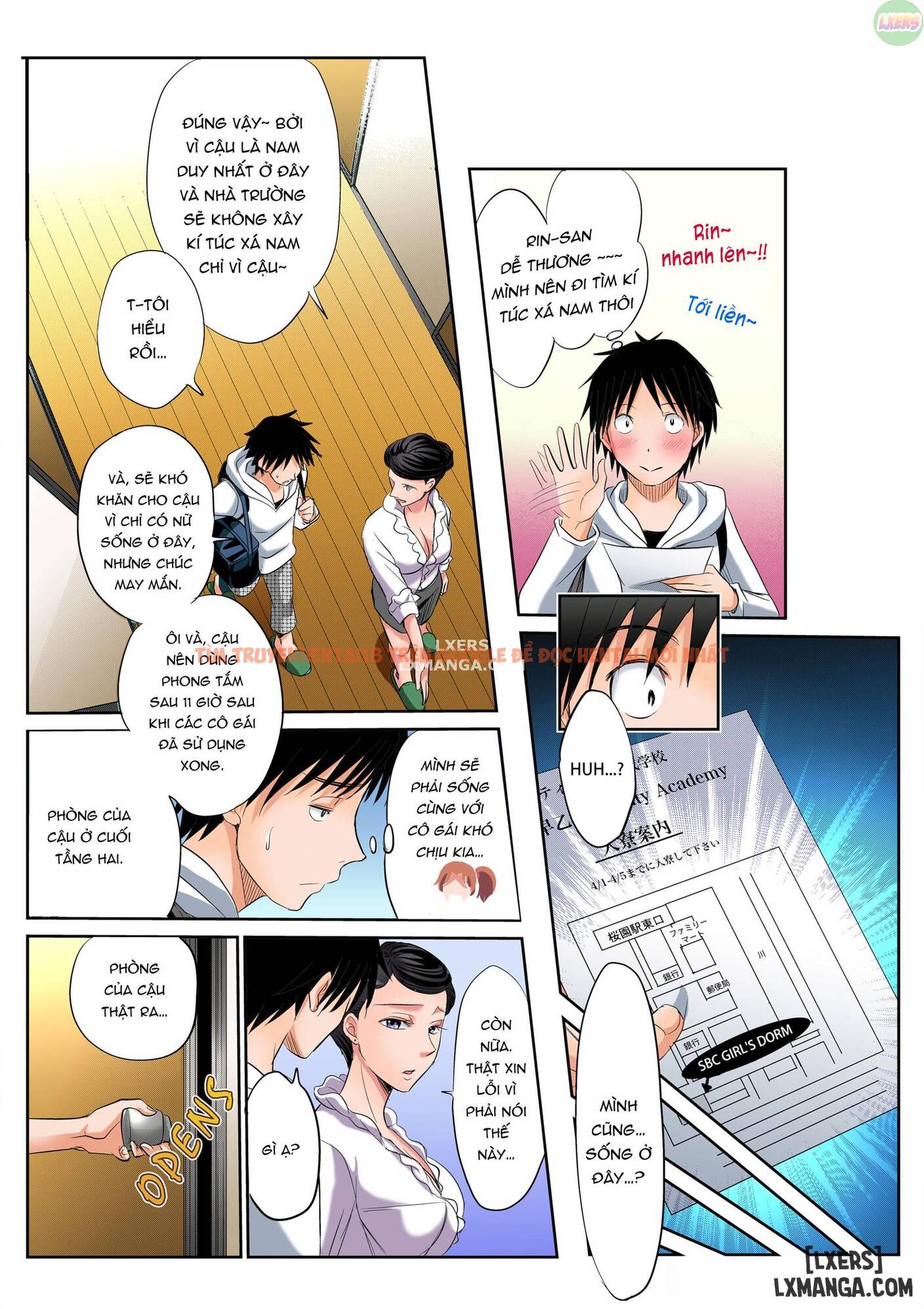 Xem ảnh 7 trong truyện hentai Girls Dorm Harem - Chapter 1 - hentaitvn.net