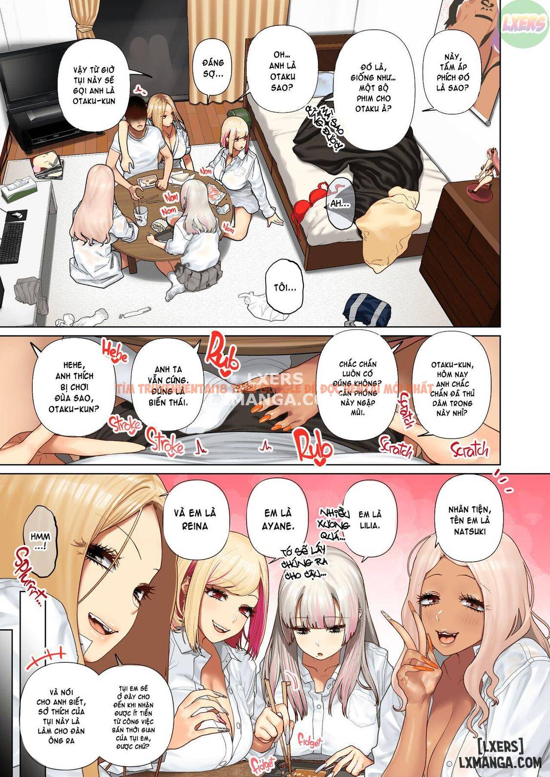 Xem ảnh 14 trong truyện hentai Gyaru Harem Invasion - One Shot - hentaitvn.net