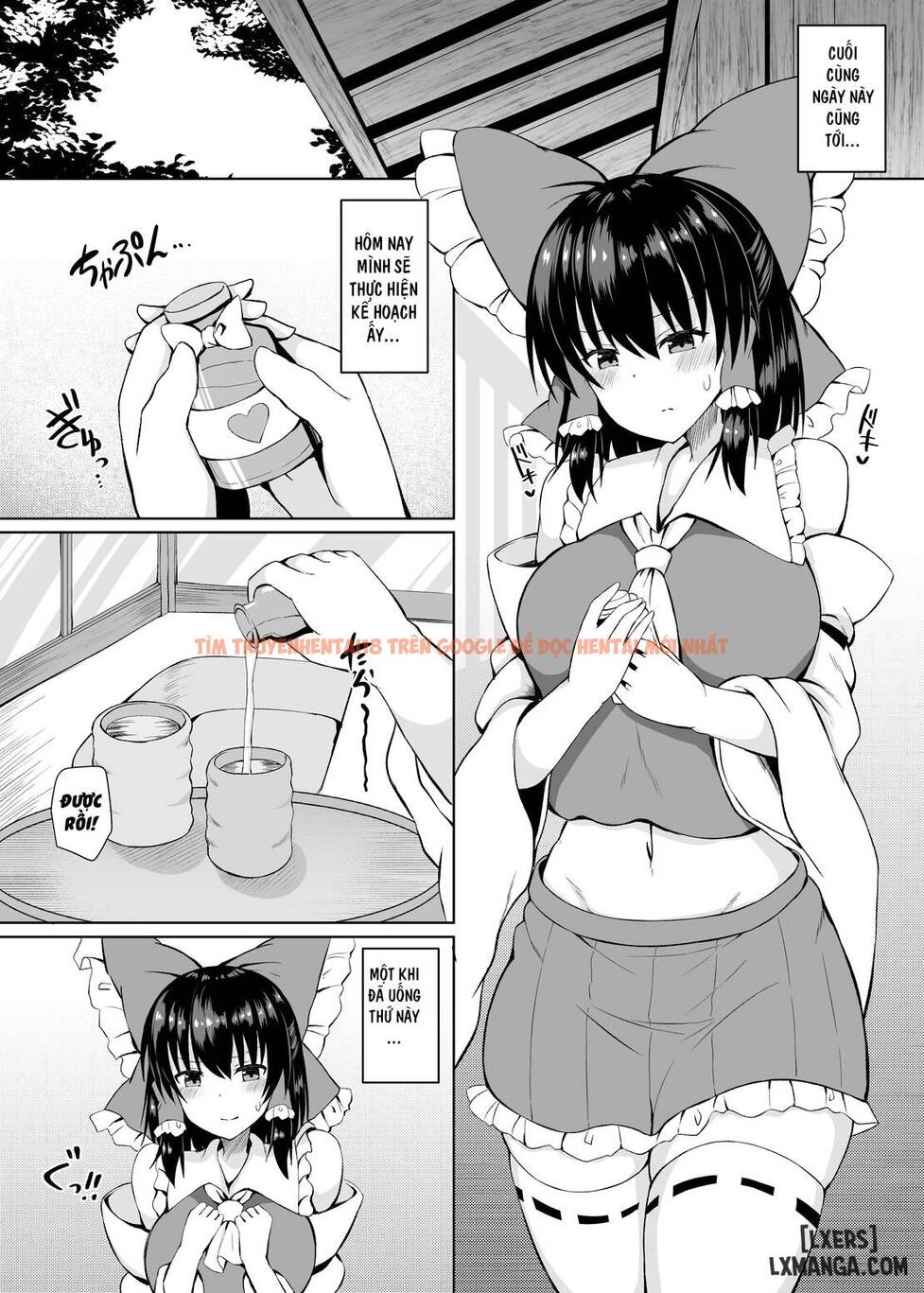 Xem ảnh 1 trong truyện hentai H Ga Shitai Reimu-san Ni Biyaku O Morareru Hanashi - One Shot - hentaitvn.net