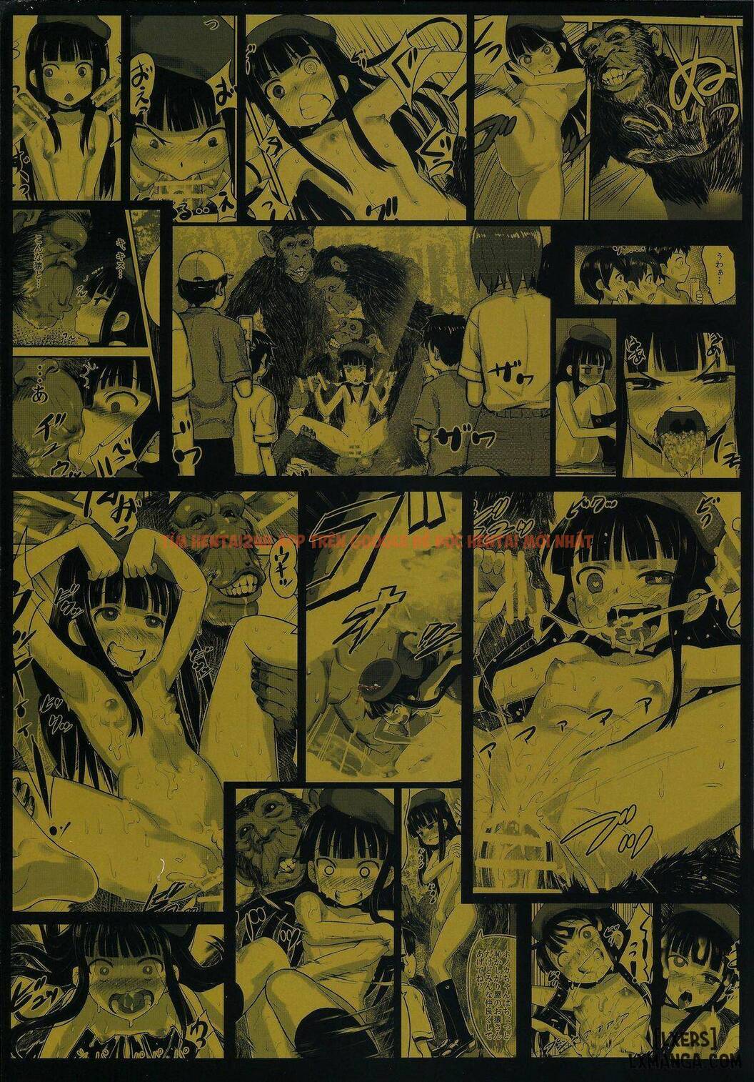 Xem ảnh Hadakahime Honoka 2 Misemono Tanetsuke Saru Koubi - One Shot - 1 - TruyenVN.APP