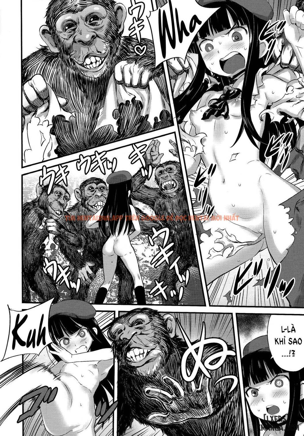 Xem ảnh Hadakahime Honoka 2 Misemono Tanetsuke Saru Koubi - One Shot - 5 - TruyenVN.APP