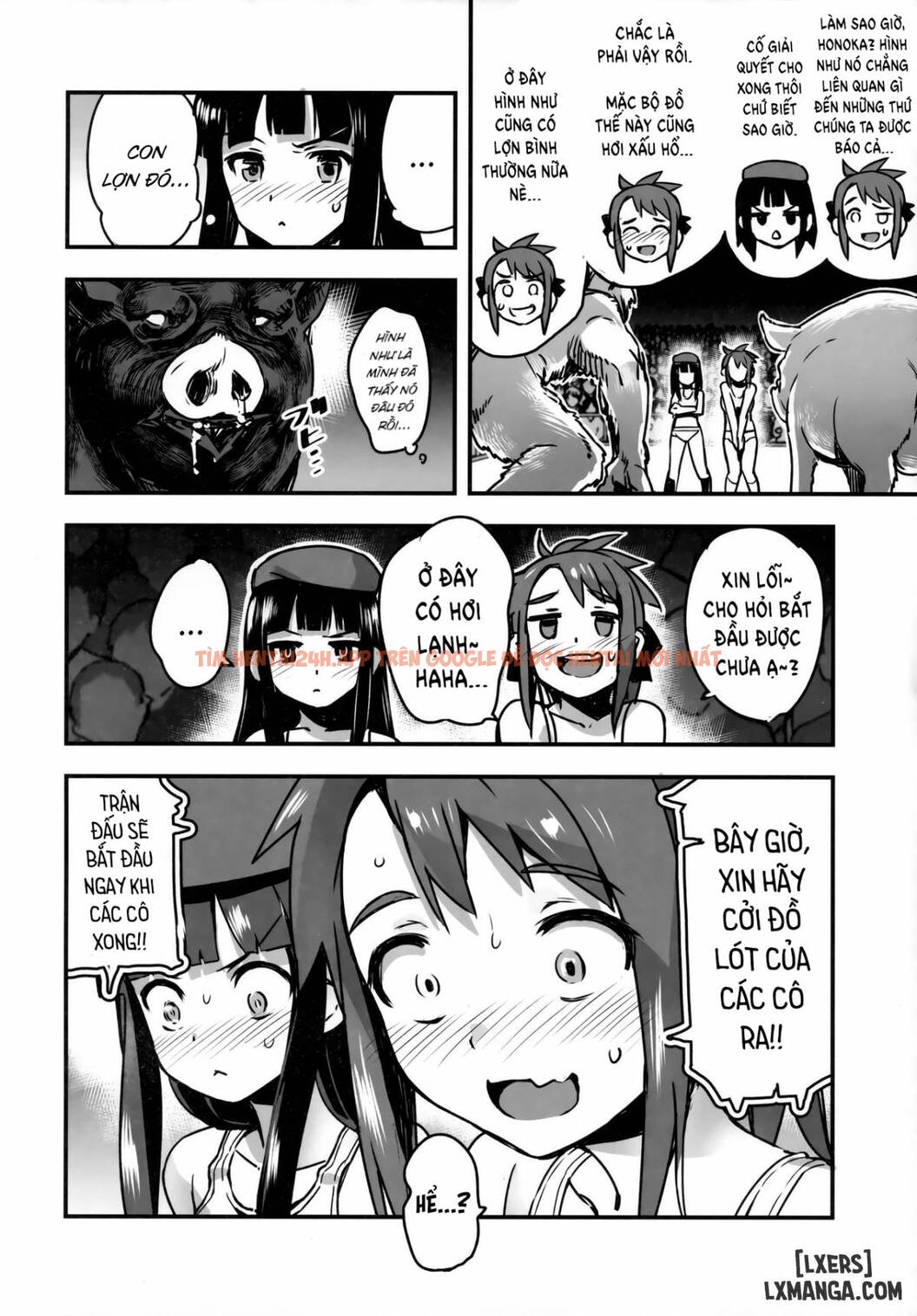 Xem ảnh Hadakahime Honoka San Kyodai Osubuta Vs Chounouryoku Shoujo! - One Shot - 12 - TruyenVN.APP