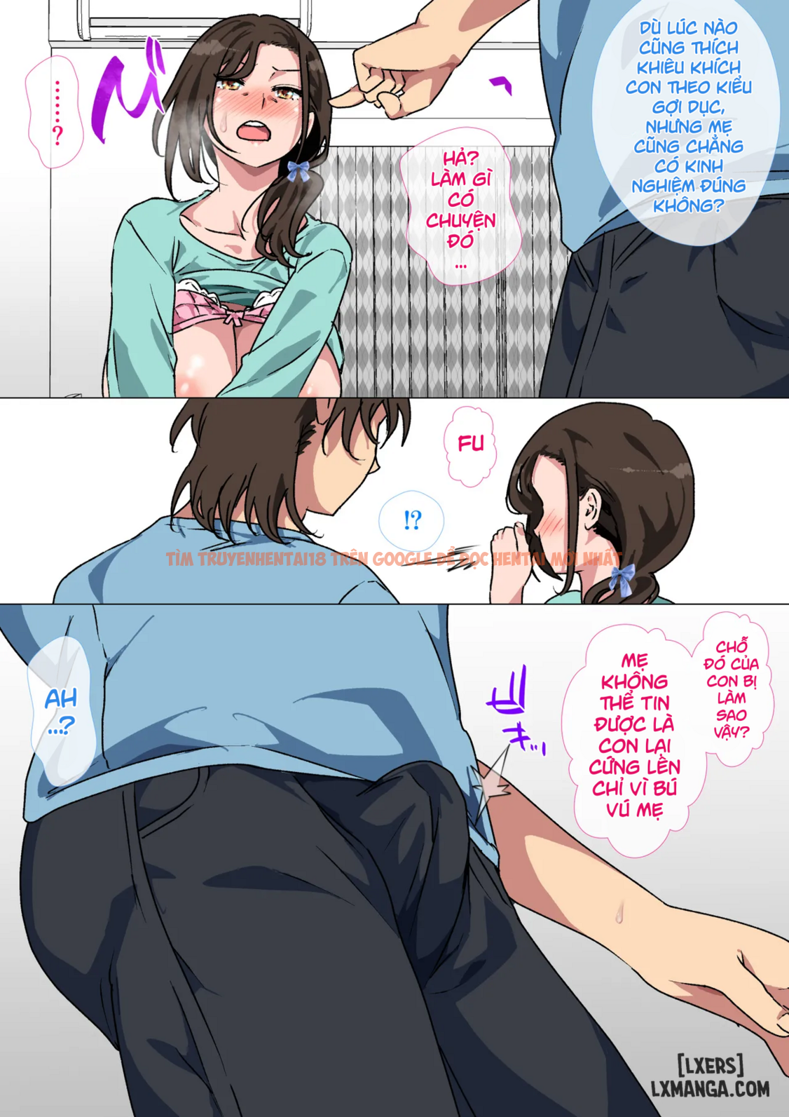 Trang truyện page_017 trong truyện tranh Haha Ga Ecchi Na Chouhatsushitekita No De Gaman Dekizu Ni Hangekishimashita - One Shot - truyenhentai18.net