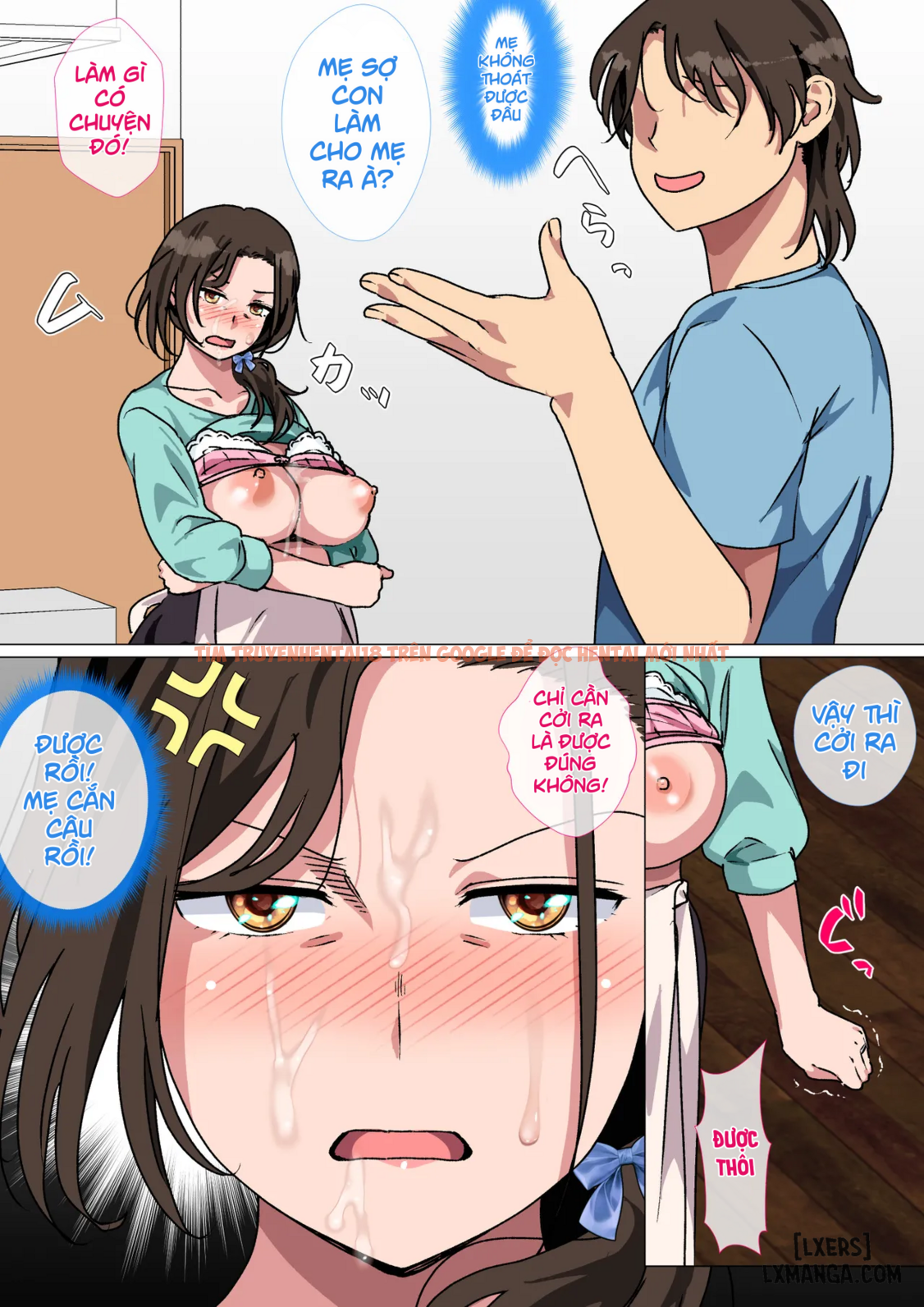 Trang truyện page_033 trong truyện tranh Haha Ga Ecchi Na Chouhatsushitekita No De Gaman Dekizu Ni Hangekishimashita - One Shot - truyenhentai18.net